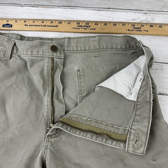 Carhartt B11 DES Carpenter Duck Work Pants 38x32 Original Dungaree fit (47x30.5) - Picture 12 of 15